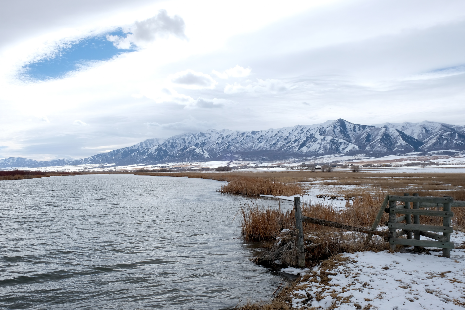 Photo of the mountains of Cache Valley, Utah.